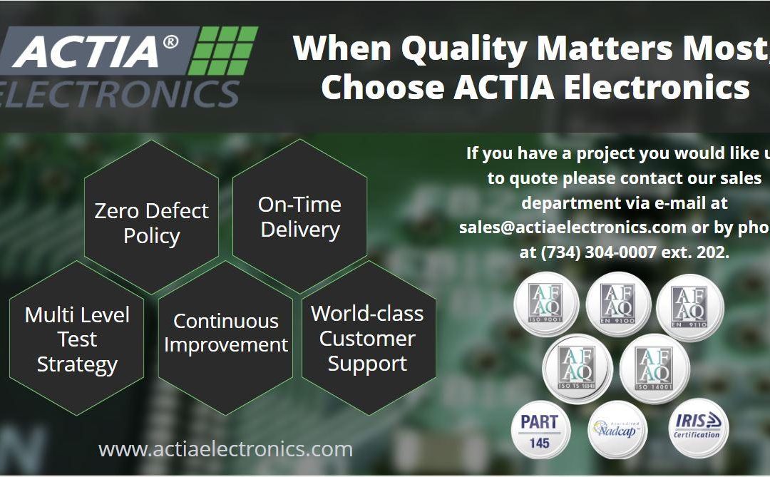 ACTIA Electronics Circuit Board Manufacturing (Detroit Area)