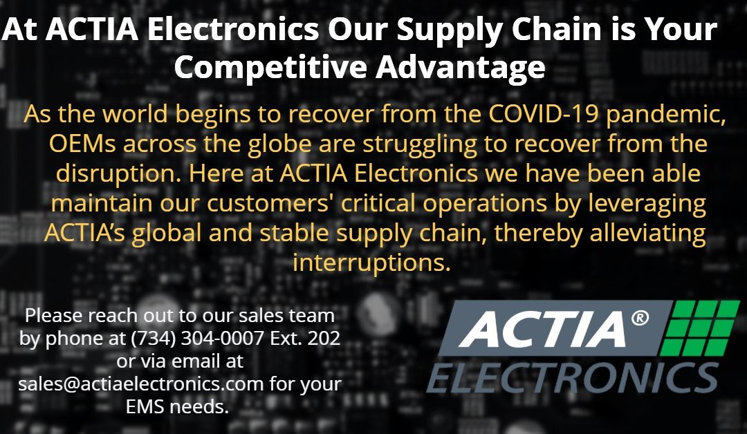 ACTIA Electronics Maintains Supply Chain Integrity During COVID-19 Pandemic